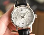 Rolex Datejust 8215 Movement Pixiu Pattern 40mm 316L Steel Calfskin Leather Band Watch